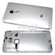 Задняя крышка для Xiaomi Redmi Note 4 серебристая (MediaTek)