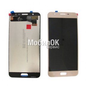 Дисплей для Samsung G610 Galaxy J7 Prime золотистый, с тачскрином (In-Cell)