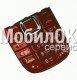 Клавиатура для Nokia 3120c красная, рус