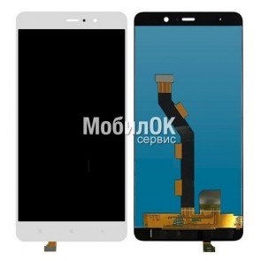 Дисплей для Xiaomi Mi5s Plus белый, с тачскрином