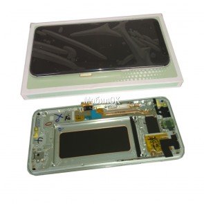 Дисплей для Samsung G955F Galaxy S8 Plus Silver в сборе с рамкой, оригинал (GH97-20470B)