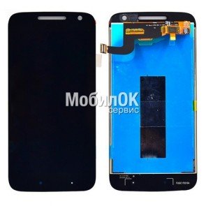 Дисплей для Motorola XT1602/Moto G4 Play/XT1601/XT1600/XT1603/XT1607/XT1609 черный, с тачскрином