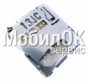Коннектор карты памяти для Samsung C3510/I5700/S5200/S5350/S5360/S5560/S7070 оригинал (3709-001575)