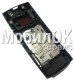 Средняя часть корпуса для Nokia X2-02 черная, оригинал (0258134)