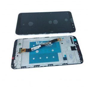 Дисплей для Huawei Mate 10 Lite черный (RNE-L01, RNE-L21), с тачскрином и рамкой