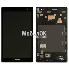 Дисплей для Asus ZenPad 8.0 Z380C Wi-Fi, ZenPad 8.0 Z380KL LTE черный, с тачскрином и рамкой