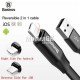 USB кабель Baseus Portable Cable 2-in-1 Lightning/Micro USB 0.23м (CALMBJ-01)