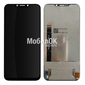Дисплей для Meizu X8 (M852H) черный, с тачскрином