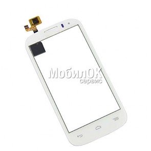 Сенсорный экран для Alcatel OT 5036D Dual SIM белый