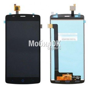Дисплей для ZTE Blade L5 Plus черный, с тачскрином