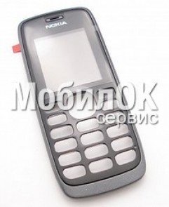 Передняя панель для Nokia 112 темносерая, оригинал (0259704)