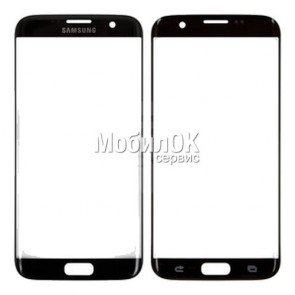 Стекло корпуса для Samsung G935F Galaxy S7 Edge черное