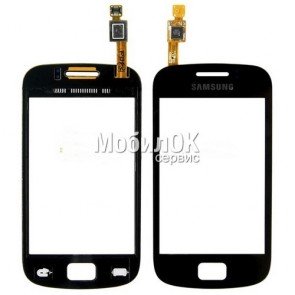 Сенсорный экран для Samsung S6500 Galaxy Mini 2 черный