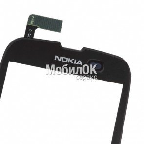 Сенсорный экран для Nokia 610 Lumia черный High Copy