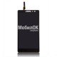 Дисплей для Lenovo K910 Vibe Z черный, с тачскрином