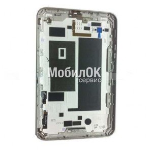 Задняя крышка для Samsung P6200 Galaxy Tab Plus/P6210 Galaxy Tab Plus белая (версия 3G)