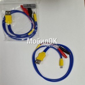 Тест-кабель питания Mechanic E для Android (micro-USB)