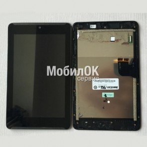 Дисплей для Asus FonePad HD7 ME372/ME372CG/MeMO Pad HD 8 черный, с рамкой High Copy