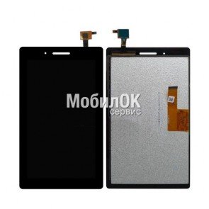 Дисплей для Lenovo Tab 3-710 Essential черный, с тачскрином