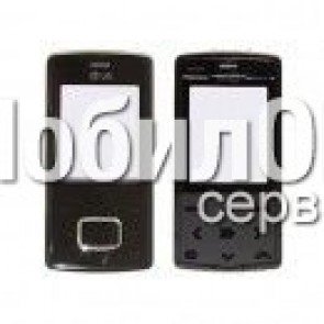 Стекло корпуса для LG KG800 черное