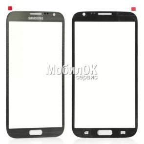Стекло корпуса для Samsung N7100 Note 2 черное