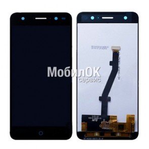 Дисплей для ZTE Blade V7 Lite черный, с тачскрином