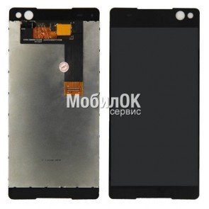 Дисплей для Sony E5506/E5533/E5563 Xperia C5 Ultra черный, с тачскрином
