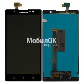 Дисплей для Lenovo P90/K80M черный, с тачскрином