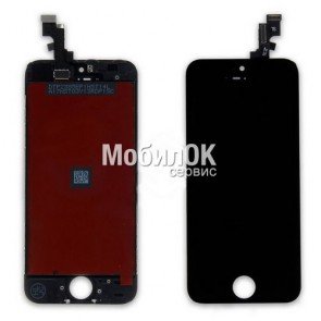 Дисплей для Apple iPhone 5S черный Change glass