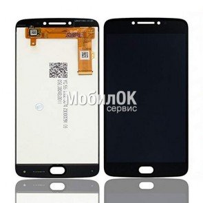 Дисплей для Motorola XT1770/XT1771 Moto E4 Plus черный, с тачскрином