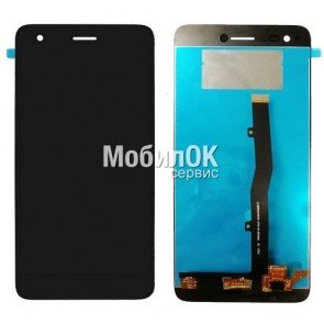 Дисплей для ZTE Blade A6 Max черный, с тачскрином