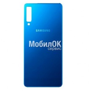 Задняя крышка для Samsung A750 Galaxy A7 (2018) синяя
