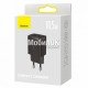 С.з.у. Baseus Compact Charger, 2 USB порта, 10.5W (CCXJ010201) черное