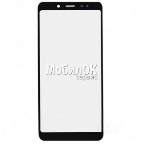 Стекло корпуса для Xiaomi Redmi Note 5/Redmi Note 5 Pro черное