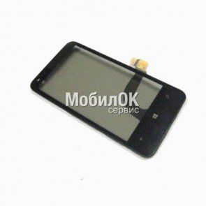 Сенсорный экран для Nokia 620 Lumia черный