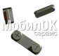 Пластик боковых кнопок корпуса для Apple iPhone 5 черный, полный комплект (3 ед.)