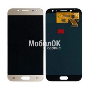 Дисплей для Samsung J320F Galaxy J3 (2016) золотистый, с тачскрином China Original (oled)