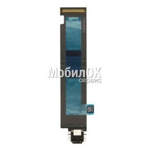 Шлейф для Apple iPad Pro 12.9 (2017) черный, коннектора зарядки