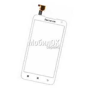 Сенсорный экран для Lenovo A526 белый