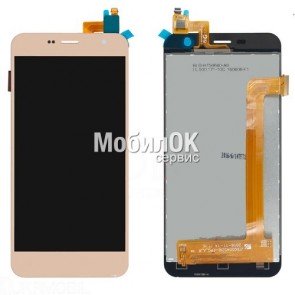 Дисплей для Prestigio MultiPhone 3512 Muze B3/7511 Duo Muze B7 золотистый, с тачскрином
