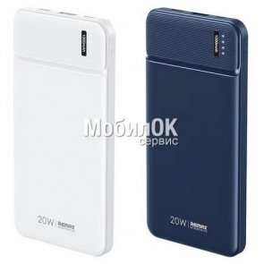 Внешний аккумулятор (PowerBank) REMAX Pure Series 20W PD+QC 10000 mAh (RPP-287) синий