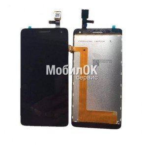Дисплей для Lenovo S660/S668t черный, с тачскрином