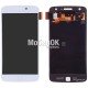 Дисплей для Motorola XT1635 Moto Z Play белый, с тачскрином (Oled)