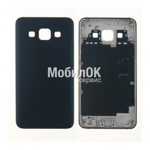 Задняя крышка для Samsung A300 Galaxy A3 темно-синяя