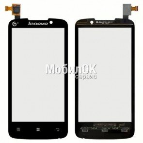 Сенсорный экран для Lenovo A670T черный