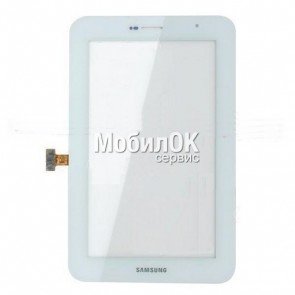 Сенсорный экран для Samsung P6200 Galaxy Tab Plus белый
