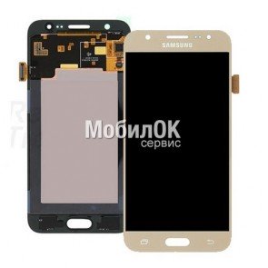 Дисплей для Samsung J510F Galaxy J5 (2016) золотой, с тачскрином China Original (oled)
