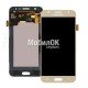 Дисплей для Samsung J510F Galaxy J5 (2016) золотой, с тачскрином China Original (oled)