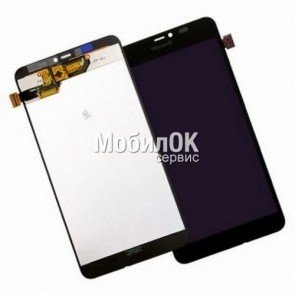 Дисплей для Microsoft (Nokia) 640 XL Lumia Dual SIM черный, с тачскрином