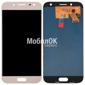 Дисплей для Samsung J530F Galaxy J5 (2017) золотистый, с тачскрином (In-Cell)